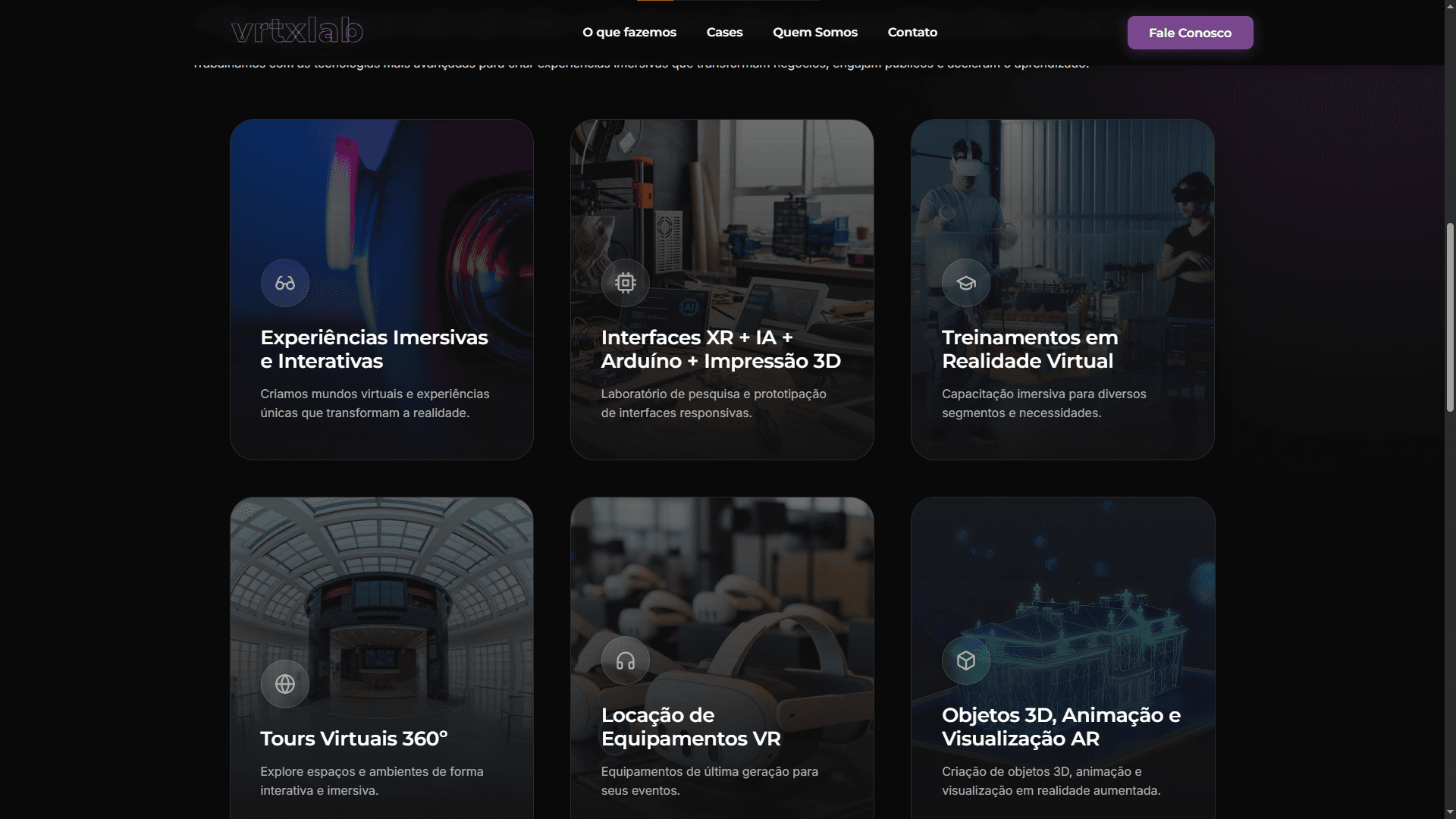 Site Institucional 3D